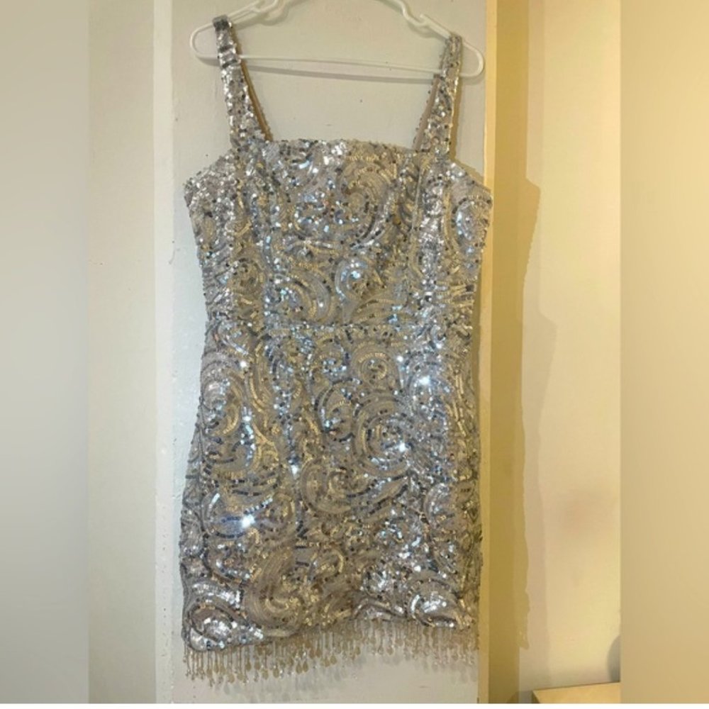 Sequin mini dress